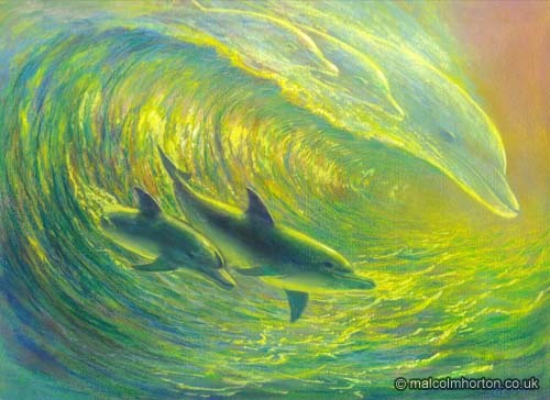 Artiste peintre Malcom Horton (dauphin)