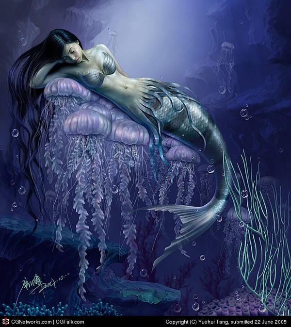 Magnifique sirène , les reines de l'océan