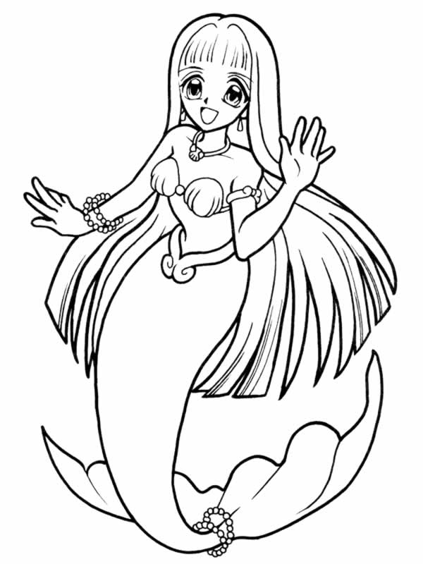 coloriage de dauphins sirene etc